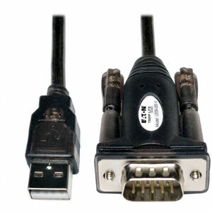 Tripp Lite by Eaton USB-A to RS-232 (DB9) Serial Adapter Cable (M/M), 5 ft. (1.5 m) Tripp Lite by Eaton USB-A to RS-232 (DB9) Serial Adapter Cable (M/M), 5 ft. (1.5 m)